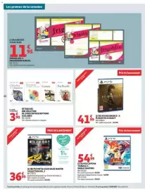 Catalogue Auchan page 40: Captain Tsubasa 2: World Fighters €54,99, Resonance €41,99