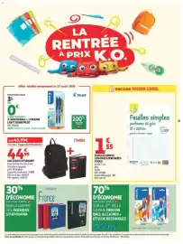 Catalogue Auchan page 41: L'Etudiant SAC À DOS L'ETUDIANT €44,99, Pilot frixion ball + frixion light jaune