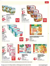 Catalogue Auchan page 7: Bledina COUPELLES FRUITS DU VERGER & POMMES FRAISES BANANES €4,48