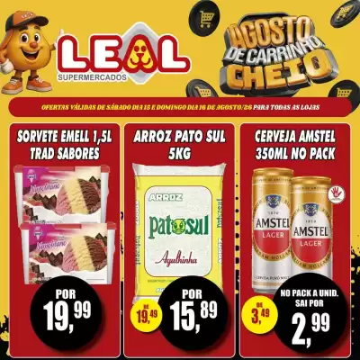 Folheto Supermercado leal (válido até 16-08)