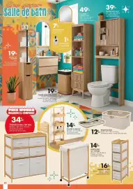 Catalogue La Foir'Fouille page 12: Etagere tidy box €16,99, Panier tidy box €12,99
