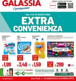 Volantino Galassia Pagina 1: Cornetto Classico €3,49, Fanta Orange PET €1,59