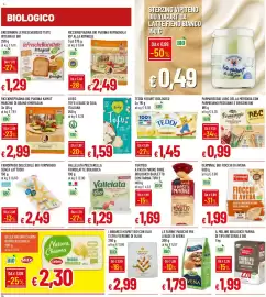 Volantino Galassia Pagina 16: Riccione Piadina Bio Piadina Kamut €2,99, Liveg Tofu a base di soia €1,59