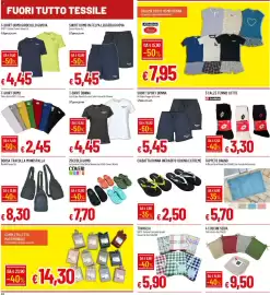 Volantino Galassia Pagina 26: Calze tennis Lotto €3,30, T-shirt donna Givova €4,45