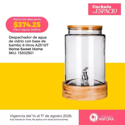 Almacenes Anfora (válido hasta 17-08)