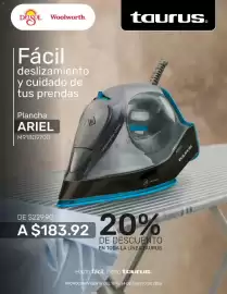 Catálogo Woolworth Página 1: Taurus plancha ariel €183,92