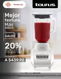 Catálogo Woolworth Página 4: Taurus licuadora gaudí €439,92