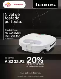 Catálogo Woolworth Página 6: Taurus my sandwich perfect tan €303,92