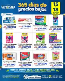 Catálogo Supermercados Surtiplaza Página 14: Rosal Papel Higiénico UltraConfort XG €15.750,00
