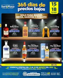 Catálogo Supermercados Surtiplaza Página 24: Something Special €87.150,00, Ballantines Whisky €57.900,00