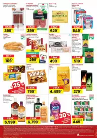 Spar akciós újság hét 34 Oldal 2: Gyermelyi Vita Pasta durum száraztészta €519,00, Ballantine's €5.999,00