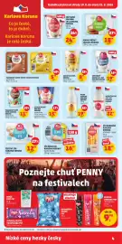 Penny Market leták týden 34 Strana 4: ZAKYSANÁ SMETANA 18% KARLOVA KORUNA €24,90, JOGURT KARLOVA KORUNA €8,90