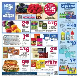 Price Chopper weekly ad week 34 Page 1: Full Circle Organic Salad €6,00, Snapple Iced Tea 12-Pack €7,99