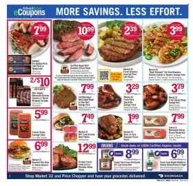 Price Chopper weekly ad week 34 Page 2: Market 32 Fresh Pork Spareribs Savings Pack €3,29