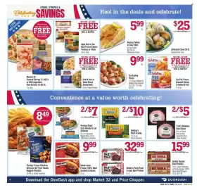 Price Chopper weekly ad week 34 Page 4: Littleneck Clams 50 Ct €25,00, Sea Scallop Pieces €9,99
