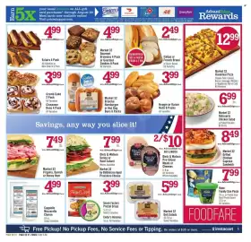 Price Chopper weekly ad week 34 Page 5: Market 32 Breakfast Pizza €12,99, Market 32 Virginia, Danish or Honey Ham €7,49