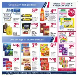 Price Chopper weekly ad week 34 Page 7: Pete & Gerry’s Pasture Raised Dozen Eggs €5,99, PICS Sliced Cheese €2,49