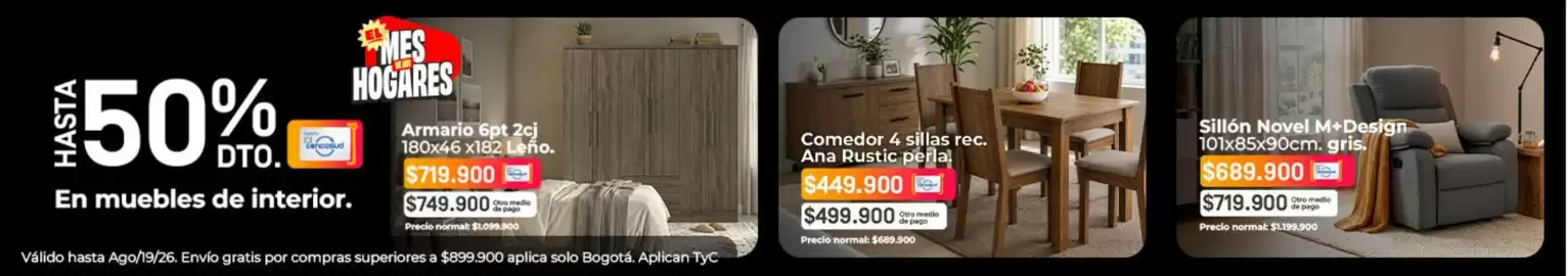 Catálogo Easy Página 2: Pago - sillón novel m+design 101x85x90cm. gris €689.900,00, Pago - comedor 4 sillas rec €449.900,00