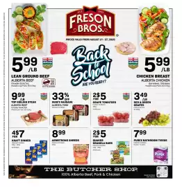 Freson Bros flyer week 34 Page 1