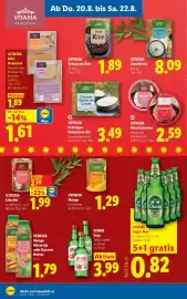 Lidl Flugblatt woche 34 Seite 18: VITASIA Mini Naan brot €1,89, VITASIA Schwarzer Reis €1,89