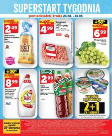 Topaz gazetka tydzień 34 Strona 40: Płyn do naczyń Fairy cytryna €8,99, Winogrono jasne €6,99
