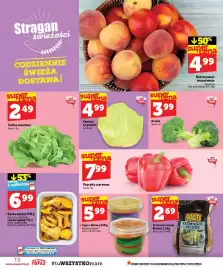 Topaz gazetka tydzień 34 Strona 10: Kapusta na gołąbki €4,99, Nektarynka €4,99