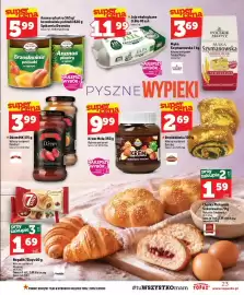 Topaz gazetka tydzień 34 Strona 23: Mąka pszenna Szymanowska typ 480 uniwersalna €3,69, Jajka kurze ekologiczne O.Bio €11,99