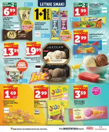 Topaz gazetka tydzień 34 Strona 25: Lody Kaktus Classic €1,99, Pianki i żelki Jojo €2,99