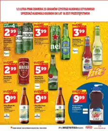 Topaz gazetka tydzień 34 Strona 29: Piwo Warka Classic €2,99, Piwo Pilsner Urquell €5,99