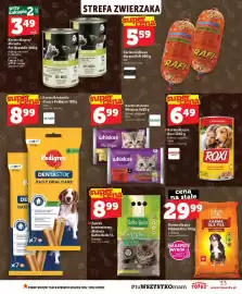 Topaz gazetka tydzień 34 Strona 33: Karma Dentastix dla psa Pedigree €8,99, Karma dla psa Pet Republic €3,49