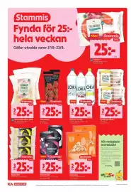 ICA Kvantum reklamblad vecka 34 Sida 2: Kolsyrat vatten, Medlemspris, Sommarpotatis i påse, Medlemspris