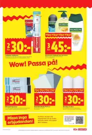 ICA Kvantum reklamblad vecka 34 Sida 9: Skärbräda Bendy 29x37 cm €30,00, Duschcreme, flytande tvål, deo roll on €45,00