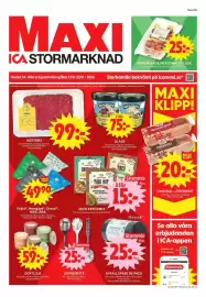 ICA Maxi reklamblad vecka 34 Sida 1