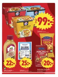 ICA Nära reklamblad vecka 34 Sida 7: Halloumi €25,00, Nachochips, Tortillachips €20,00