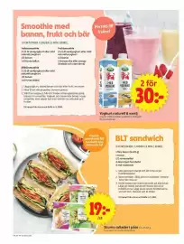 ICA Supermarket reklamblad vecka 34 Sida 6: Yoghurt naturell & vanilj €30,00, Skurna sallader i påse €19,00