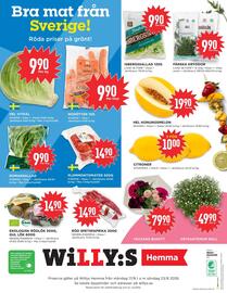 Willys Hemma reklamblad vecka 34 Sida 4: ROMANSALLAD €9,90, CITRONER €10,00