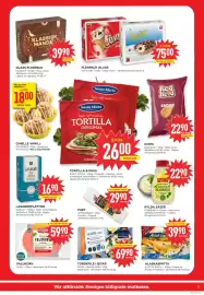 Willys reklamblad vecka 34 Sida 5: TORTILLA 8-PACK €26,00, Falukorv €59,90