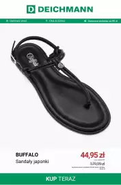 Deichmann gazetka tydzień 34 Strona 7: Sandały japonki Buffalo €44,95