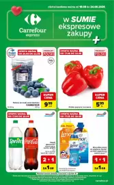 Carrefour Express gazetka tydzień 34 Strona 1: Polska papryka czerwona €5,99