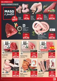 Kaufland leták týden 34 Strana 10: Mistrí od Fochu Vepřové koleno €69,90, Zamecké Vinařství Bzenec Vinná klobása €109,90