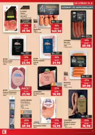 Kaufland leták týden 34 Strana 15: Chodura šunkový salám €14,90, Bivoj šunka nejvyšší jakosti €21,90