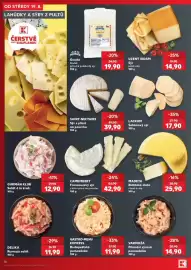 Kaufland leták týden 34 Strana 16: Saint-Nectaire sýr s plisní na povrchu €39,90