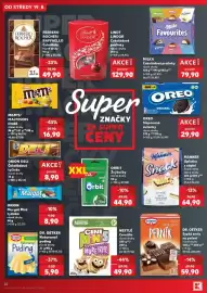 Kaufland leták týden 34 Strana 20: Dr. Oetker perník €59,90, Manner Snack minis €64,90