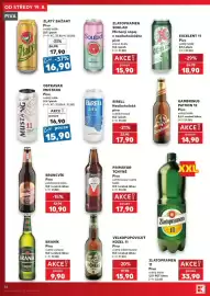Kaufland leták týden 34 Strana 38: Ostravar Mustang €15,90, Bruncvik polotmavý ležák €10,90