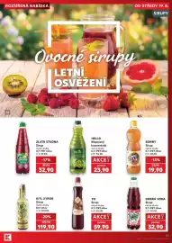 Kaufland leták týden 34 Strana 41: Yo sirup €59,90, Zlatá studna sirup různé druhy €32,90