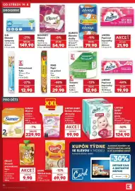 Kaufland leták týden 34 Strana 46: Linteo baby dětské vlhčené ubrousky s měsíčkem lékařským €99,90