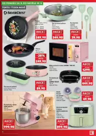Kaufland leták týden 34 Strana 10: Silvercrest horkovzdušná fritéza SHFD 2000 D2 €899,90, SKM 600 F1 €999,90