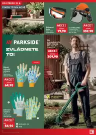 Kaufland leták týden 34 Strana 6: Parkside lesnická přilba €359,90, Ochranné brýle €79,90