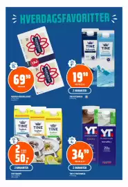 Coop Obs kundeavis uke 34 Side 13: TINE YOGHURT €50,00, TINE YT PROTEINMELK €34,90