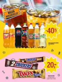 Coop Prix kundeavis uke 34 Side 9: PEPSI/SOLO/INGEFÆRØL/ VILLA/MOZELL, TWIX/SNICKERS €20,00